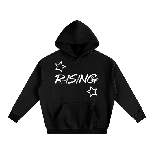 Black Oversized Fleece Hoodie